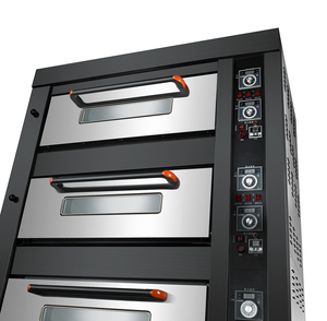 <span class=keywords><strong>Four</strong></span> commercial de pizza de gaz de plateaux de la plate-forme quatre de <span class=keywords><strong>double</strong></span> d'équipement de boulangerie pour le restaurant - Product Image 2