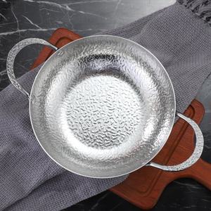 Olla seca de ramen coreano para cocinar en el hogar, olla de acero inoxidable, platos para aperitivos, Mango para sartén Kimchi, olla para mariscos de triple capa - Product Image 2