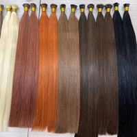 Vente en gros d'extensions de cheveux humains 100% naturels russes vierges Itip, kératine, Megahair, fournisseur d'extensions de cheveux en vrac