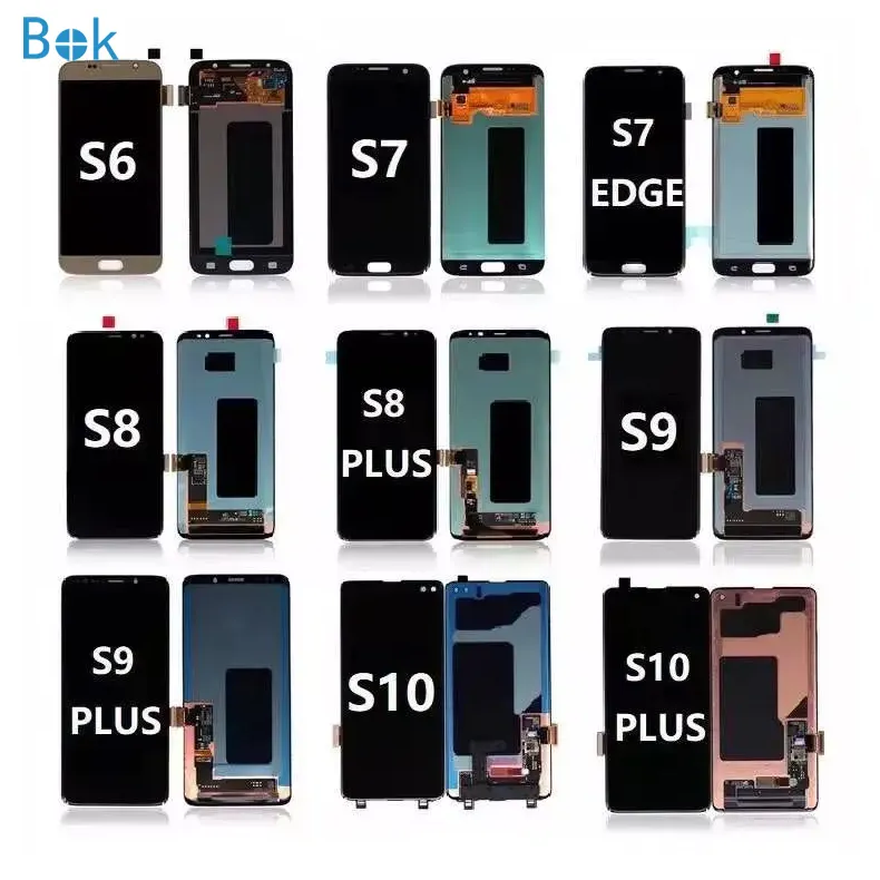 หน้าจอสัมผัส LCD ชิ้นส่วนโทรศัพท์มือถือแบรนด์ต่างๆ