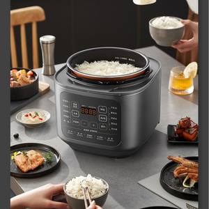 Olla a Presión Eléctrica Midea de 5L, Multifuncional, Inteligente y Automática para Arroz y Sopa, con Doble Recipiente Interior de Acero Inoxidable, Color Gris - Product Image 1