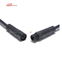 LLT Más pequeño 2pin Señal DE DATOS Cable eléctrico Cable M8 Conector de cable impermeable