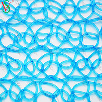 Décoration extérieure de Noël Motif Matériau léger Résistance aux UV 1*10m Irrégulier 2.5cm Ouverture PVC Net Tapis