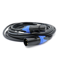 Câble de commande de Signal d'éclairage XLR fil 3 broches Dmx512 fil de Signal de scène 1m 2m 3m 8m câble de Microphone DMX