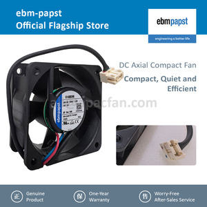 พัดลมระบายความร้อนแบบแกนไฟฟ้า ebmpapst 614NGHH-108 6025 ขนาด 60x60x25 มม. อัตราการไหล 54 ลูกบาศก์เมตร/ชั่วโมง แรงดันไฟฟ้า 24V DC กำลังไฟ 3.6 วัตต์ กระแสไฟ 150 มิลลิแอมป์ ความเร็วรอบ 6850 รอบต่อนาที แบบลูกปืน สำหรับตู้ ขนาด 6 ซม. - Product Image 2