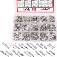Kit de bornes de connecteurs électriques automobiles OKYN251030-50 290 pièces, y compris pour la réparation et l'assemblage de faisceaux de câbles