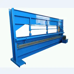 Manual electric hydraulic metal sheet bending machine 6m for metal fabrication factory