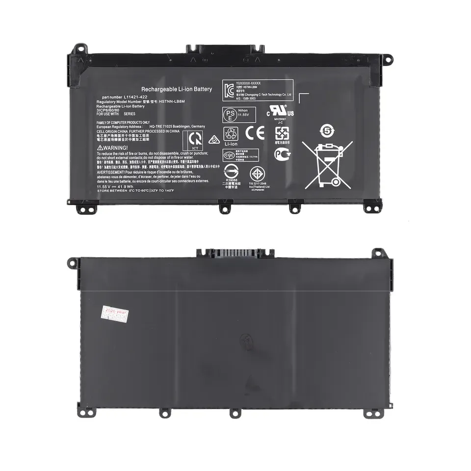 Inventar wiederaufladbare Laptop-Batterie für HP HT03XL 14-CE0025TU 14-CE0034TX TPN-C135 TPN-C136 TPN-I130 TPN-I131 Laptop-Tastatur