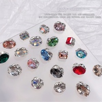 Paso Sico Hiasan Kuku Terlaris - Kristal Gula Bentuk Telur Set Lengkap Berbahan Alloy Rhinestone Super Berkilau