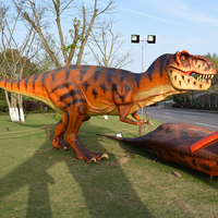 Modèle de dinosaure animatronique réaliste électrique pour parc d'attractions