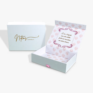 Faltbare Flache Geschenkboxen aus Karton mit Logodruck und Magnetverschluss - Product Image 5