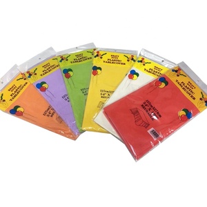 Disposable Table Cover Plastic halloween polyethylene underlay tablecloths for party