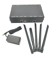 Passerelle IoT industrielle prenant en charge LoRaWAN, alimentation PoE, 4G LTE, GNSS, SSD M.2, E/S numériques pour la ville intelligente et l'agriculture