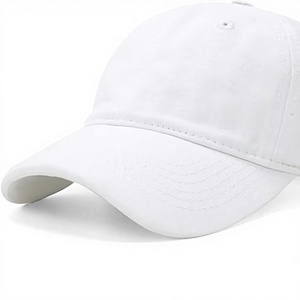 Gorra de Béisbol Blanca de 6 Paneles, Unisex, Ajustable, de Color Sólido, de Algodón, Informal, para las Cuatro Estaciones, Talla Adulto - Product Image 1