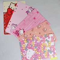 Séparateur d'index A5 imprimé couleur, papier à feuilles mobiles, motif chaton de dessin animé mignon, étiquette de classification, marque-page, cadeau, séparateur Instagram