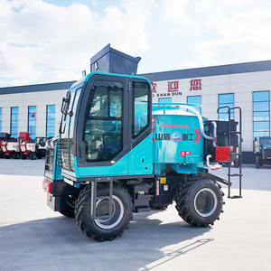 Flachmündige Selbstladende Betonmischer - 3-in-1 Lade-/Misch-/Transportgerät Kleiner Zementmischer für Baustellen - Product Image 4