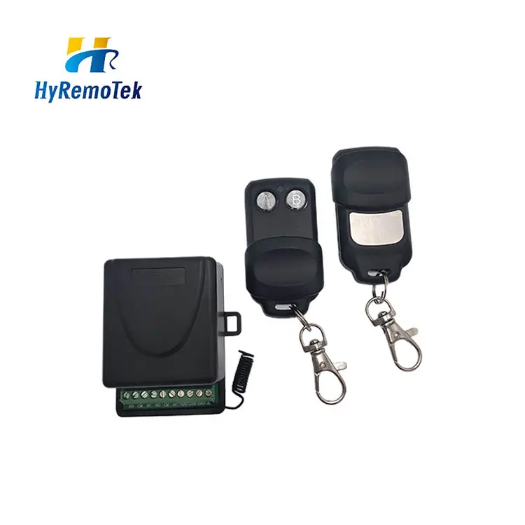 Kit de montagem de roda dentada de engrenagem para abridor de porta de garagem, receptor transmissor de porta de garagem 12v-24v para automação doméstica