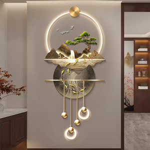 Lámpara LED <span class=keywords><strong>de</strong></span> Lujo, Arte Mural Moderno, Decoración <span class=keywords><strong>de</strong></span> Pared para el Hogar, Lámpara <span class=keywords><strong>de</strong></span> Pared Moderna para Porche, Cuadro Colgante para Paisaje - Product Image 1