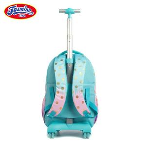 Ensemble de sacs d'école de 18 pouces, sac à dos trois pièces pour étudiants, sac à roulettes, valise à roulettes, bagage, sac à roulettes respirant à charge réduite - Product Image 5