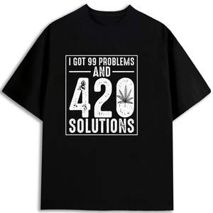 Camiseta de Algodón para Hombre, 180 g/m², Corte Regular, Cuello Redondo, Manga Corta, Estampada con Patrón, Impresión Ecológica - Product Image 1