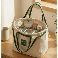 Sac de rangement en toile robuste grande capacité avec cordon de serrage, anti-poussière et multifonctionnel pour voyage et organisation domestique – Offre Spéciale