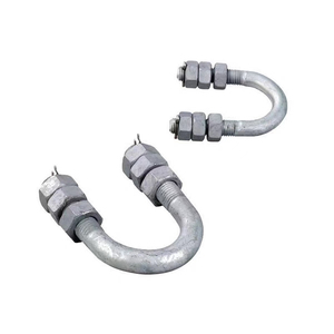 Conector <span class=keywords><strong>de</strong></span> Cable <span class=keywords><strong>de</strong></span> Acero Forjado Galvanizado en Caliente en Forma <span class=keywords><strong>de</strong></span> U <span class=keywords><strong>de</strong></span> Alta Resistencia, Venta Directa <span class=keywords><strong>de</strong></span> Fábrica - Product Image 1