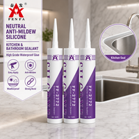 Scellant silicone neutre FENFA FF2772, grade 0, anti-moisissure, haute thixotropie, adhésif pour béton, acier galvanisé, joint de carrelage