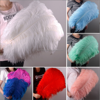 Décorations d'événement de mariage en gros Plumes roses Grande plume d'autruche