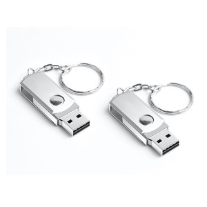 Customizable rotating USB <b>flash</b> drive with company logo, metal keychain, car USB <b>flash</b> drive, 64/128g, "Little Fatty" USB <b>flash</b> - Product Image 3