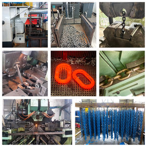 Chaîne de charge en alliage haute résistance Hidea, type allemand en acier doux, galvanisée à chaud, chaîne marine à maillons courts DIN764 - Product Image 6