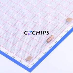 CF1W-2Kohm 5% T ตัวต้านทานผ่านรูผ่านชิ้นส่วนรู (THT) ฟิล์มคาร์บอน D4.5xL11mm 2Kohm 500V - Product Image 2