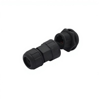 Connecteur RJ45 intelligent à angle droit 8P8C pour panneau frontal avec câble, étanche, pour Ethernet