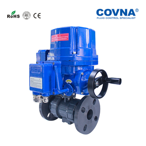 Válvula de Bola de 2 Vías COVNA para Pedidos Urgentes con Actuador de Flotador Giratorio, Válvula Flangeada de UPVC COVNA para Control Automatizado de Fluidos y Agua - Product Image 6