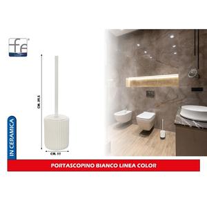 Portascopino per WC di Colore Bianco - Product Image 1