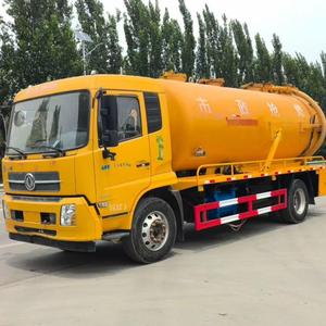 Camion d'aspiration des eaux usées d'occasion Dongfeng, capacité 1-10T, volume de réservoir 10 m³, 251-350 CV, diesel, transmission manuelle, autres émissions - Product Image 1