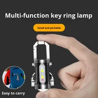 Senter Saku LED Kustom Baterai Lithium Plastik IP65 Darurat Hiking Camping Label Pembeli Tersedia Pasokan Langsung Pabrik