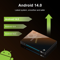 Android 14 Octa Core Rockchip Smart TV Box 8K 8GB 128GB WiFi de Doble Banda Multi-Idioma USB 3.0 H96 Max M9S Listo para Enviar