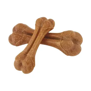Dog Teeth Clean Chew Toys Teeth Bite Resistant Leg Bone Wood Sound Bite Resistant Dog Toy Pet Wooden Molar Bone