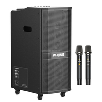 Altavoz Line Array W-King K20 Plus de 400W, Tarjeta de Sonido Potente, Altavoz Inalámbrico para Guitarra, DJ, Fiestas, Escenarios, Exteriores, Cine en Casa, Karaoke