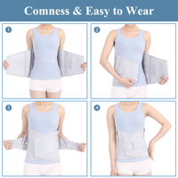 Ceinture dorsale anti-douleur, Corset pour hommes, levage lourd, soutien du dos, bretelles aux épaules, ceinture de soutien lombaire, correcteur de Posture