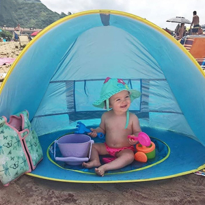 YF-W9115 enfants Plage piscine <span class=keywords><strong>tente</strong></span> Enfants Étanche Pop Up Sun <span class=keywords><strong>Uv</strong></span>-protéger Sunshelter Bébé <span class=keywords><strong>Tente</strong></span> De Plage Avec Piscine - Product Image 2