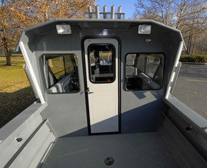 Barco <span class=keywords><strong>de</strong></span> Pesca <span class=keywords><strong>de</strong></span> <span class=keywords><strong>Alta</strong></span> Velocidad con Cabina, <span class=keywords><strong>de</strong></span> Aluminio Soldado, en Perfecto Estado, con Suelo <span class=keywords><strong>de</strong></span> EVA, para Pesca en Ríos - Product Image 5