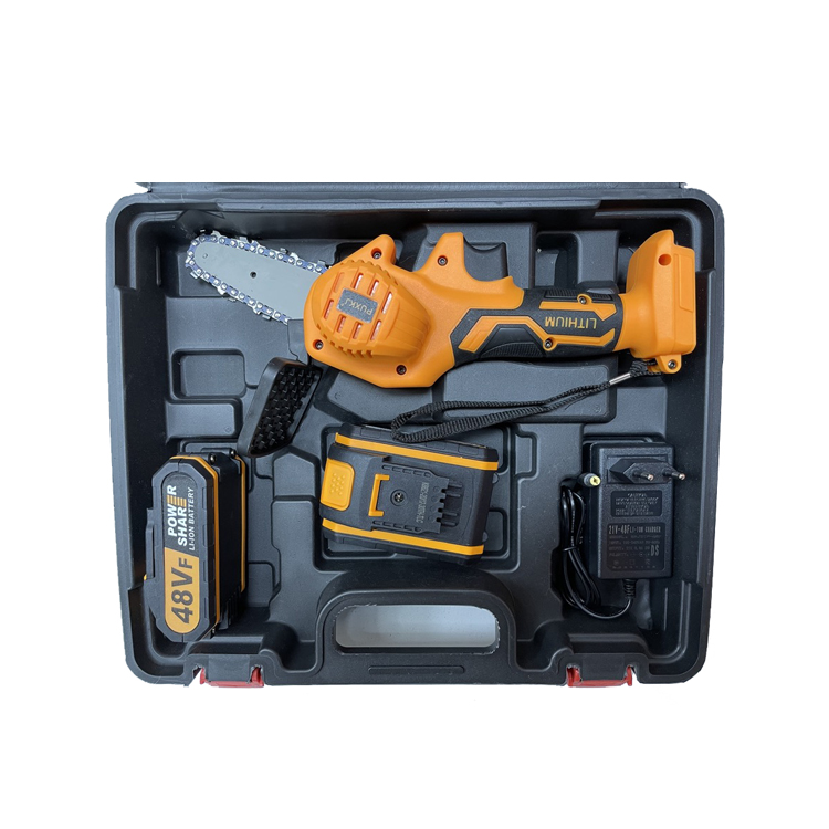 Мини электрическая пила для дерева, сада, инструмент, литий-ионная бесщеточная электрическая пила, машина для резки дерева, цепная пила