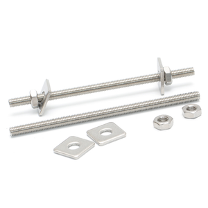 <span class=keywords><strong>Varilla</strong></span> <span class=keywords><strong>Roscada</strong></span> de Acero Inoxidable Super Dúplex de Todos los Tamaños, <span class=keywords><strong>INOX</strong></span> 2507 2205 9041 AISI304 <span class=keywords><strong>316</strong></span> ANSI304 <span class=keywords><strong>316</strong></span> A286 B8 con Tuerca y Arandela, DIN 975 - Product Image 1