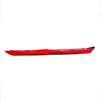 Kayak gonflable d'extérieur TOLEE Challenger, canoë Dugout avec pagaies pour une personne
