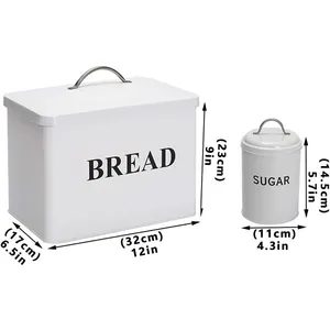 صندوق تخزين الخبز أرغفة علبة تخزين علب