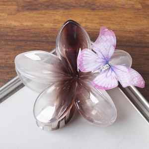 Candy Color Haar klauen clips Plume ria Bauhinia <span class=keywords><strong>PC</strong></span> Blumen simulation Haarschmuck im europäischen und amerikanischen Stil - Product Image 5
