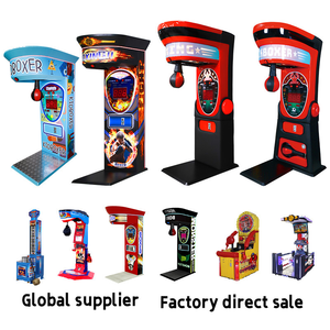 Machine de jeu de boxe à monnayeur pour parc d'attractions, avec fonction de rachat, Big Punch, fonctionnalités de frappe et de coup de pied, interface en anglais et Wi-Fi intégré - Product Image 2