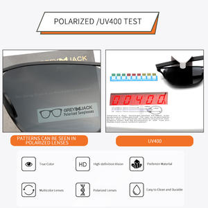 Lunettes de soleil City Black 0975 pour hommes, mode, polarisées, verres TAC UV400 - Product Image 5