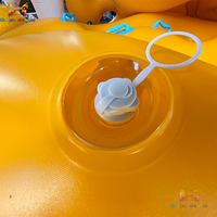 Nouveauté : Bouée de rivière gonflable en PVC souple, trèfle à quatre feuilles jaune, pour 4 personnes, taille personnalisable, impression numérique, garantie 3 ans